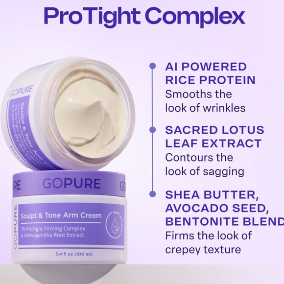 GOPURE Sculpt & Tone Arm Cream - Picture 2 of 6